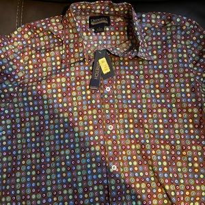 Cremieux long sleeve polka dot size L